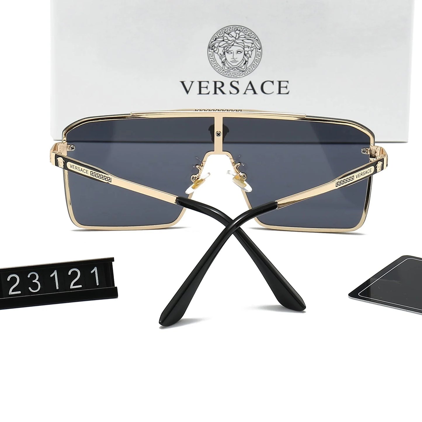 Retro Metal Letter Sunglasses 23121
