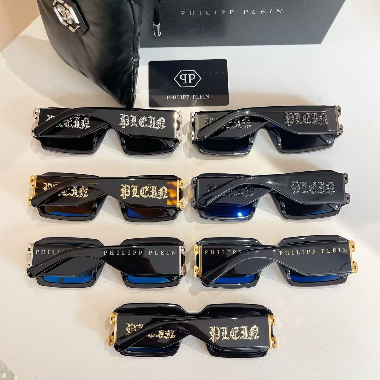 7 color high definition new square frame sunglasses