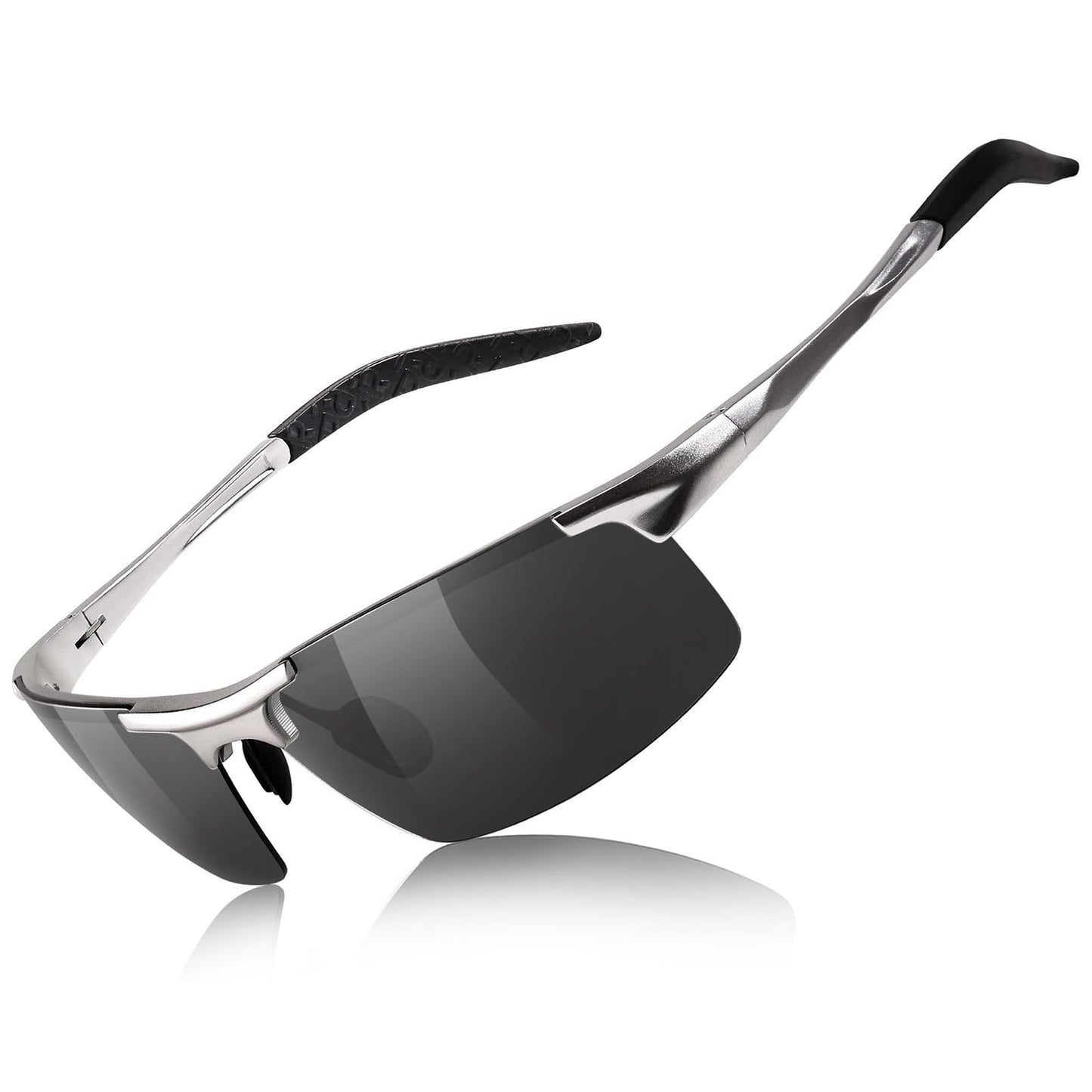 TJUTR Mens Photochromic Sunglasses Day & Night Driving Z87 Sun Glasses Polarized UV400 Protection Safety Glasses