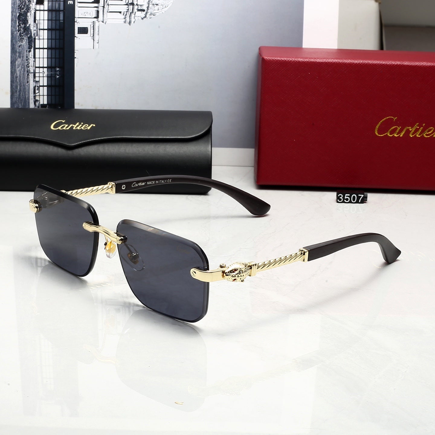Fashion hot 5 color sunglasses 3507