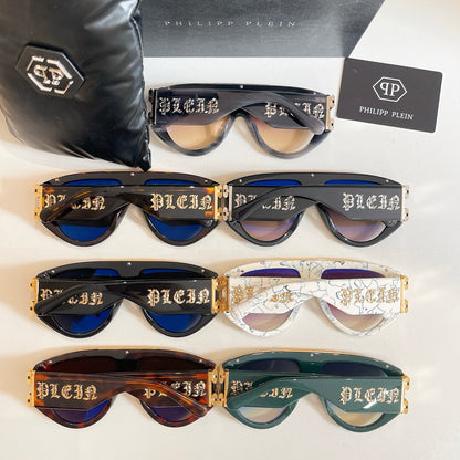 7 Color Oversized Flat Top Pilot Sunglasses - Luxury Style