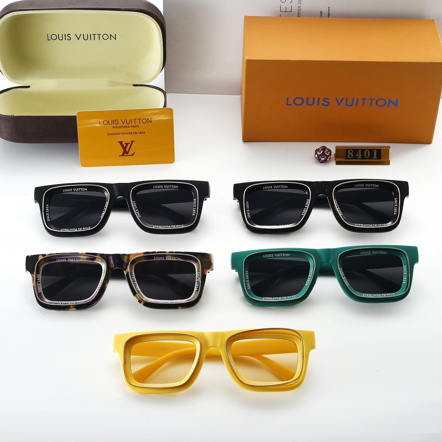 Fashion hot 5 color sunglasses 8401