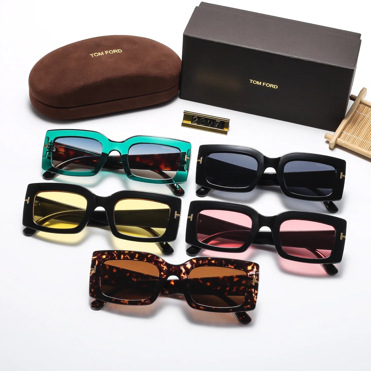 Fashion hot 5 color sunglasses 2207