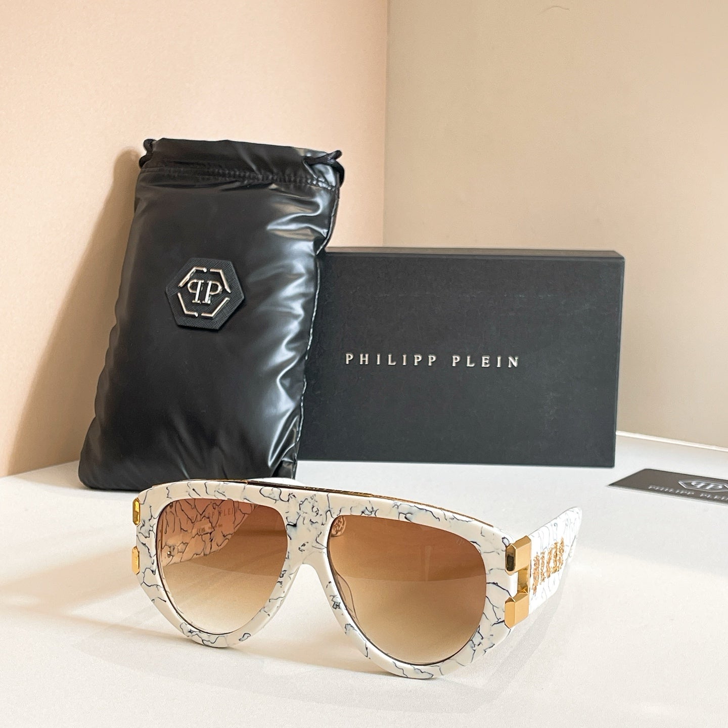 7 Color Oversized Flat Top Pilot Sunglasses - Luxury Style