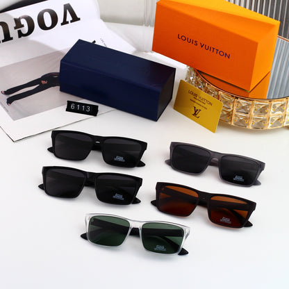 5 colors New hot HD lenses Full Frame design sunglasses 6113