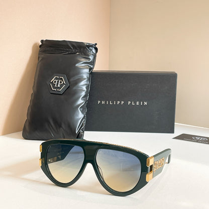 7 Color Oversized Flat Top Pilot Sunglasses - Luxury Style