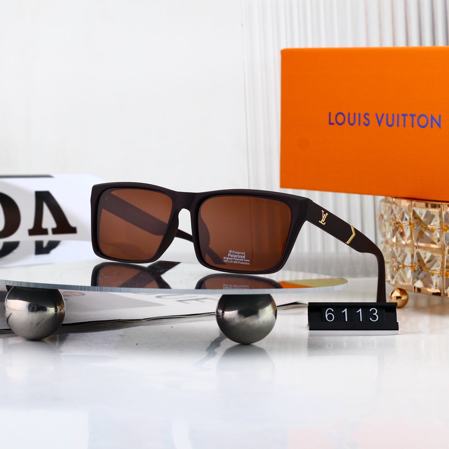 5 colors New hot HD lenses Full Frame design sunglasses 6113