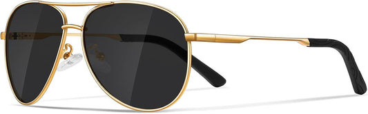 Sunglasses Men Polarized Aviator Sunglasses for Men Women Fishing Driving Sun glasses Metal Frame UV400 Protection