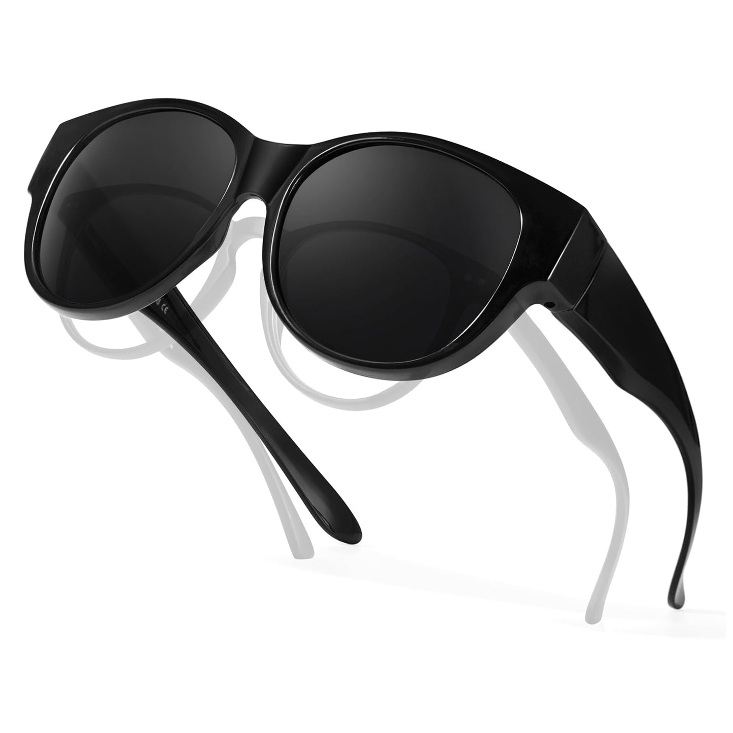 TJUTR Polarized Fit Over Sunglasses for Women, Trendy Sun Glasses Over Prescription Glasses UV400 Protection TS5779