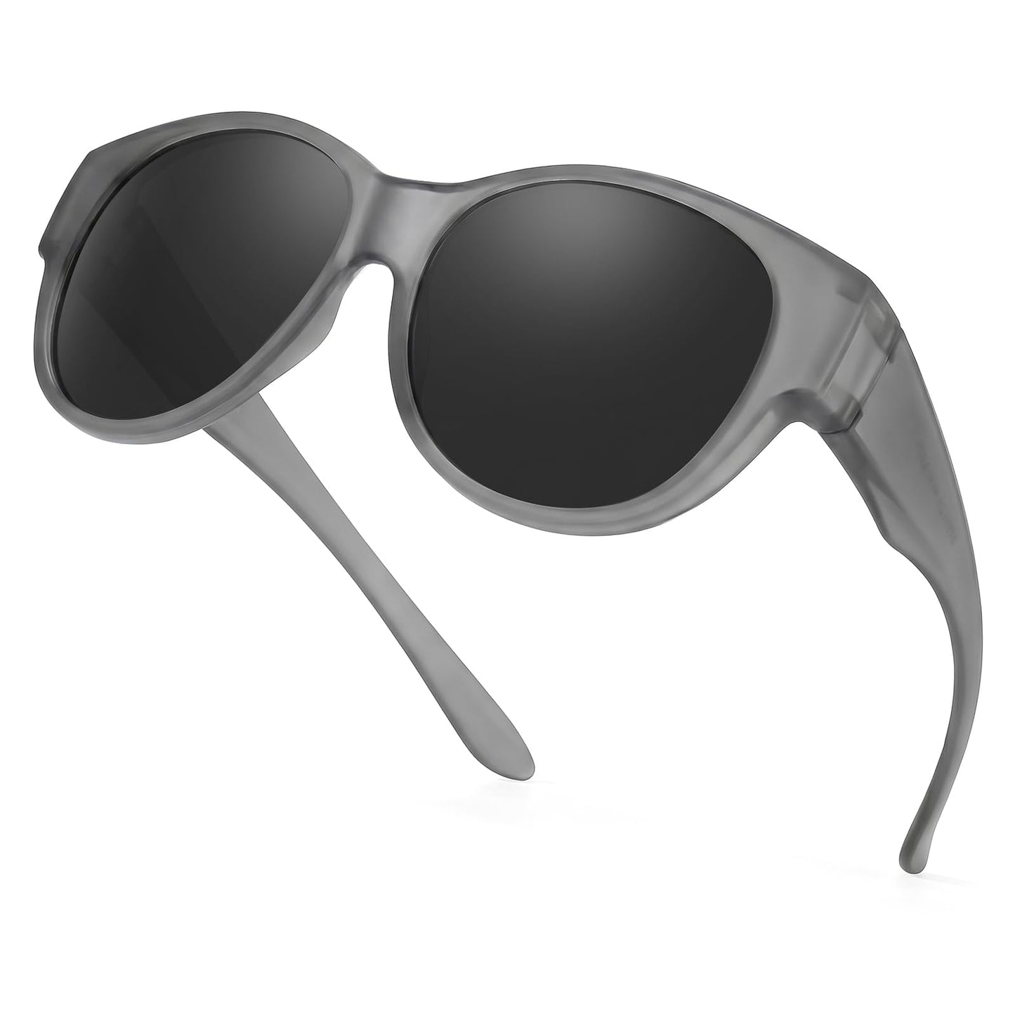 TJUTR Oversized Fit Over Sunglasses for Women Trendy Polarized Sun Glasses Over Prescription Glasses with UV400 Protection