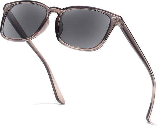 TJUTR Full Lens Reading Sunglasses for Women Men, Classic UV400 Protection Readers Sun Glasses TRG8082