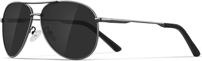 Sunglasses Men Polarized Aviator Sunglasses for Men Women Fishing Driving Sun glasses Metal Frame UV400 Protection