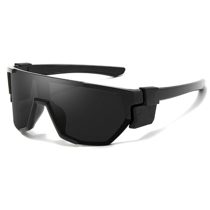 TJUTR ANSI Z87.1 Safety Sunglasses for Men, Polarized Sports Wrap Around Glasses for Work Cycling Fishing, UV400 Protection