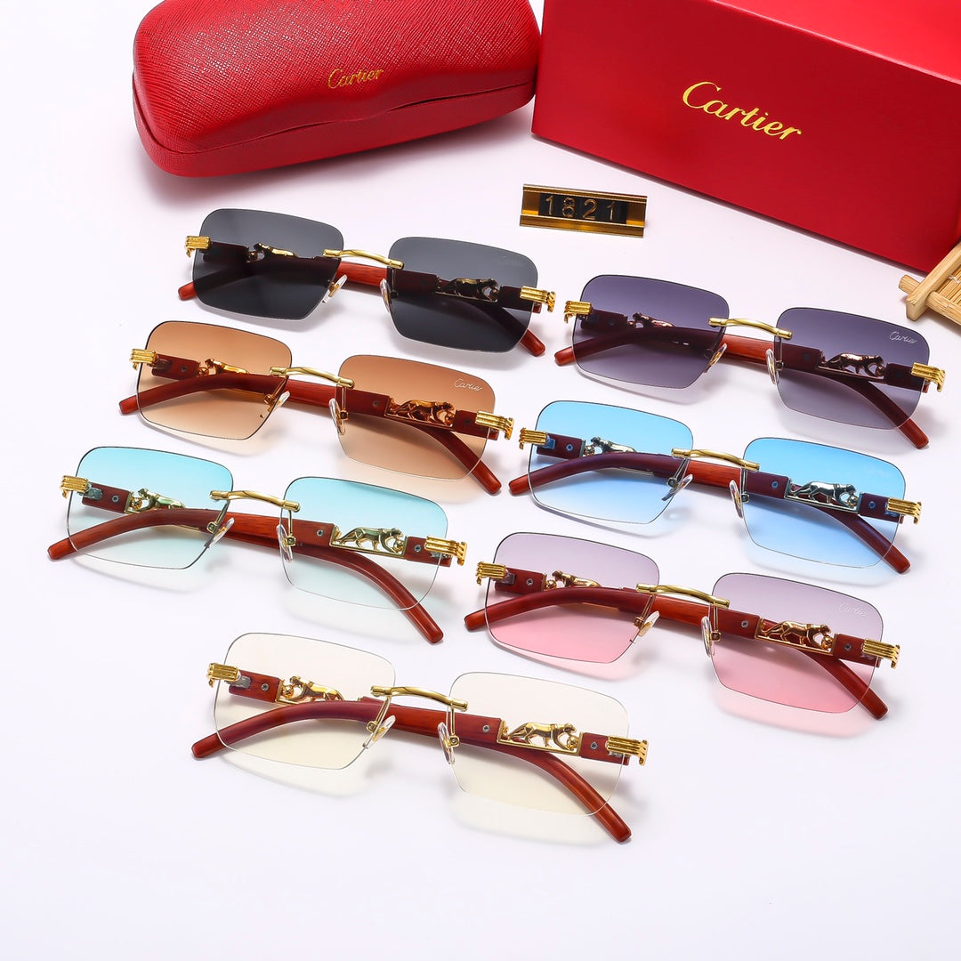 Fashion hot 7 color sunglasses 1821