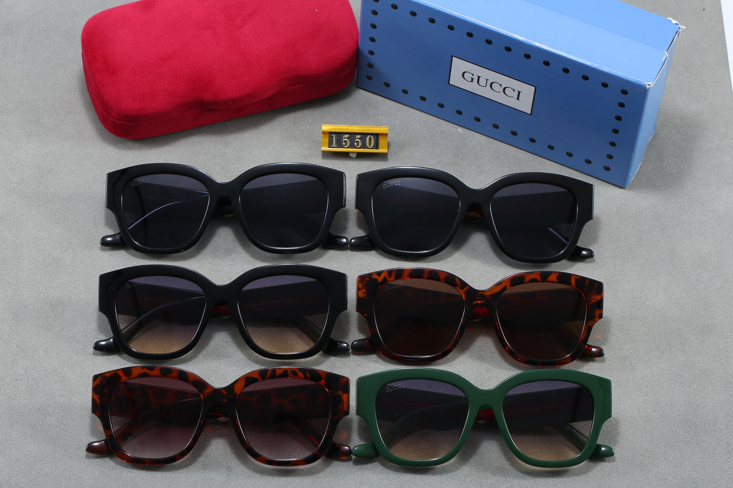 Fashion hot 6 color sunglasses 1550