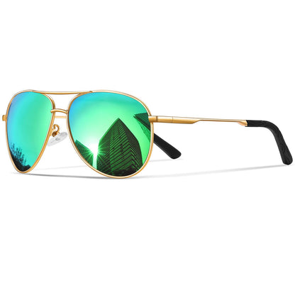 Sunglasses Men Polarized Aviator Sunglasses for Men Women Fishing Driving Sun glasses Metal Frame UV400 Protection