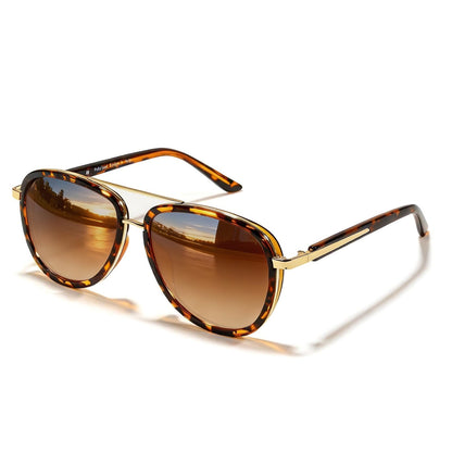 TJUTR Tangle‑Free Aviator Sunglasses for Women & Men, No-Snag TR90 Frame Polarized UV400 Protection Shades for Driving TS2610