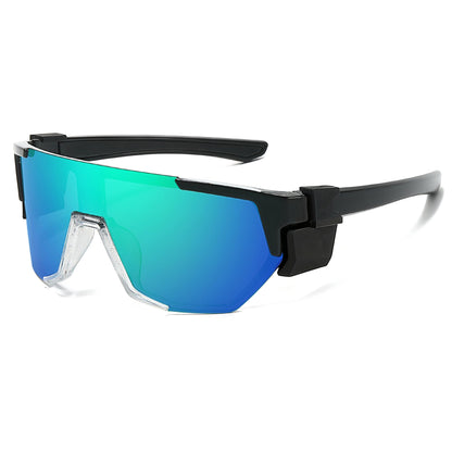 TJUTR ANSI Z87.1 Safety Sunglasses for Men, Polarized Sports Wrap Around Glasses for Work Cycling Fishing, UV400 Protection