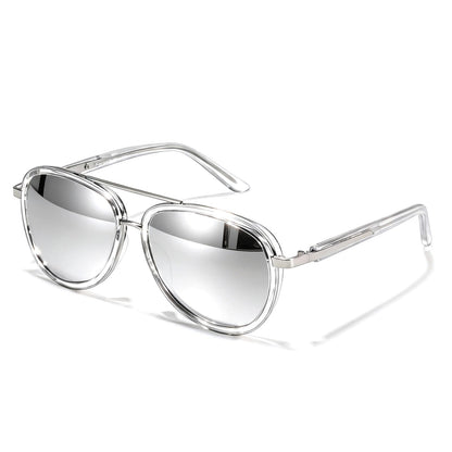 TJUTR Tangle‑Free Aviator Sunglasses for Women & Men, No-Snag TR90 Frame Polarized UV400 Protection Shades for Driving TS2610