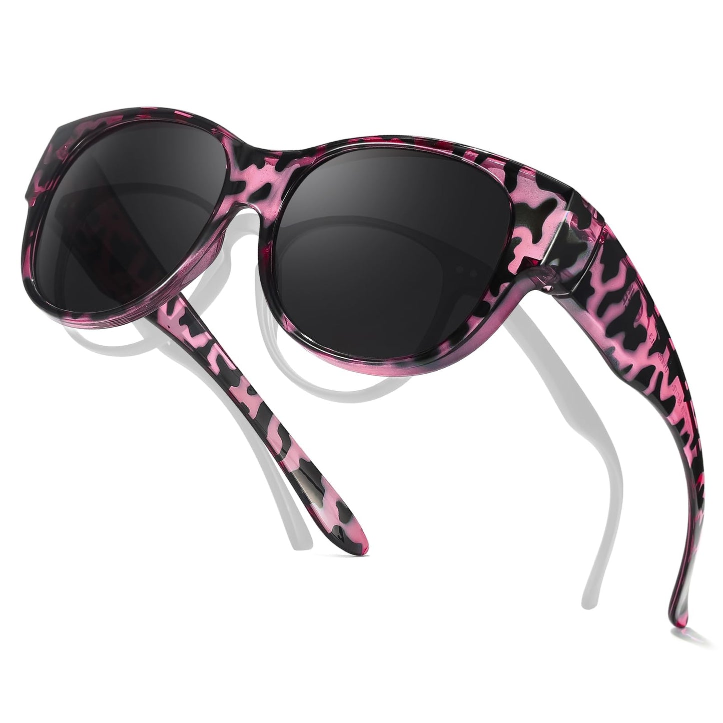 TJUTR Polarized Fit Over Sunglasses for Women, Trendy Sun Glasses Over Prescription Glasses UV400 Protection TS5779