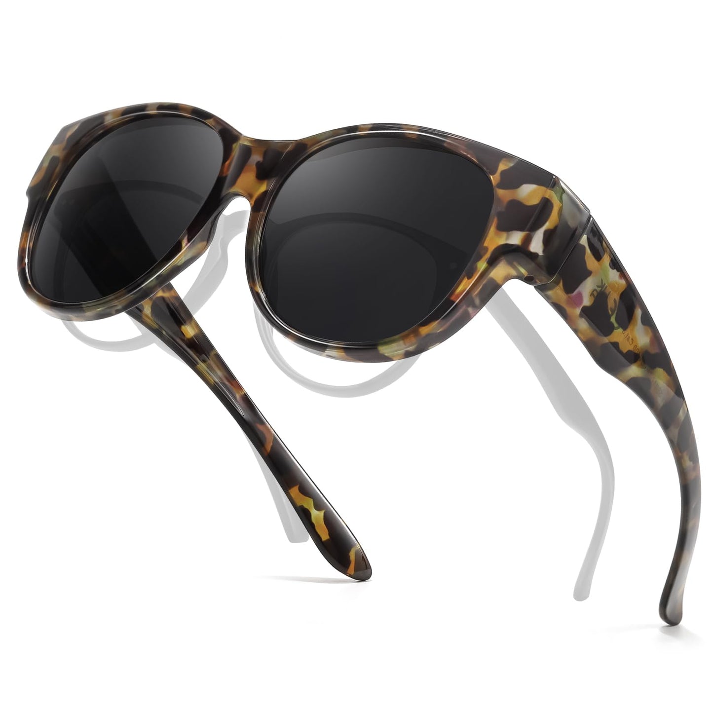 TJUTR Polarized Fit Over Sunglasses for Women, Trendy Sun Glasses Over Prescription Glasses UV400 Protection TS5779