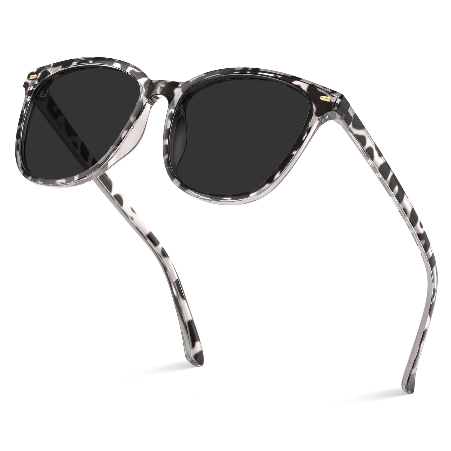 Sunglasses Womens Polarized Sunglasses for Women Men - Mirrored Trendy Shades with UV Protection Sun Glasses
