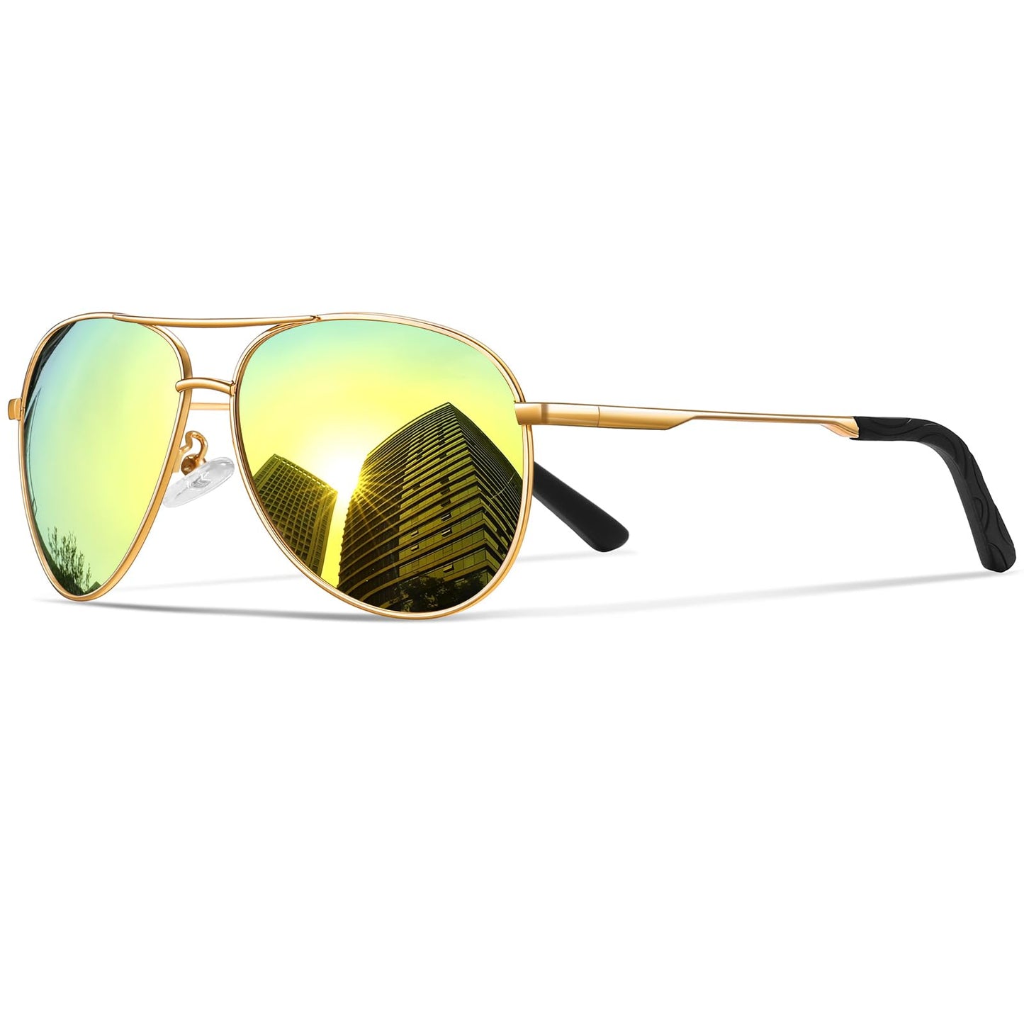Sunglasses Men Polarized Aviator Sunglasses for Men Women Fishing Driving Sun glasses Metal Frame UV400 Protection
