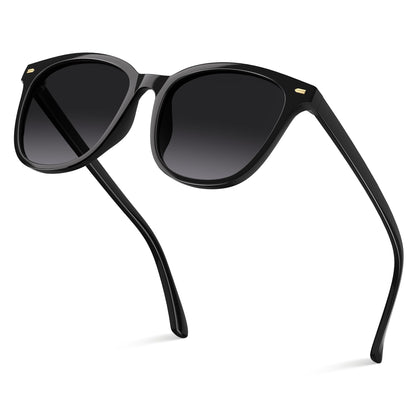 Sunglasses Womens Polarized Sunglasses for Women Men - Mirrored Trendy Shades with UV Protection Sun Glasses