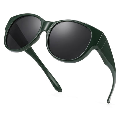 TJUTR Oversized Fit Over Sunglasses for Women Trendy Polarized Sun Glasses Over Prescription Glasses with UV400 Protection
