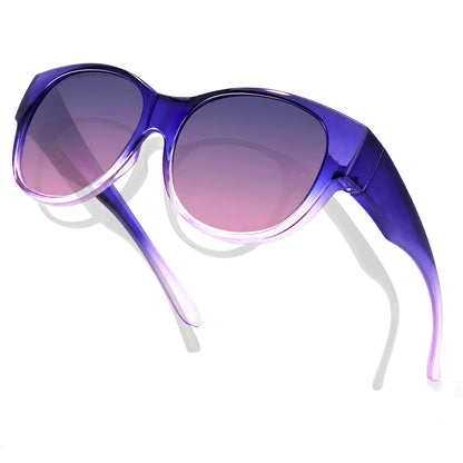 TJUTR Polarized Fit Over Sunglasses for Women, Trendy Sun Glasses Over Prescription Glasses UV400 Protection TS5779