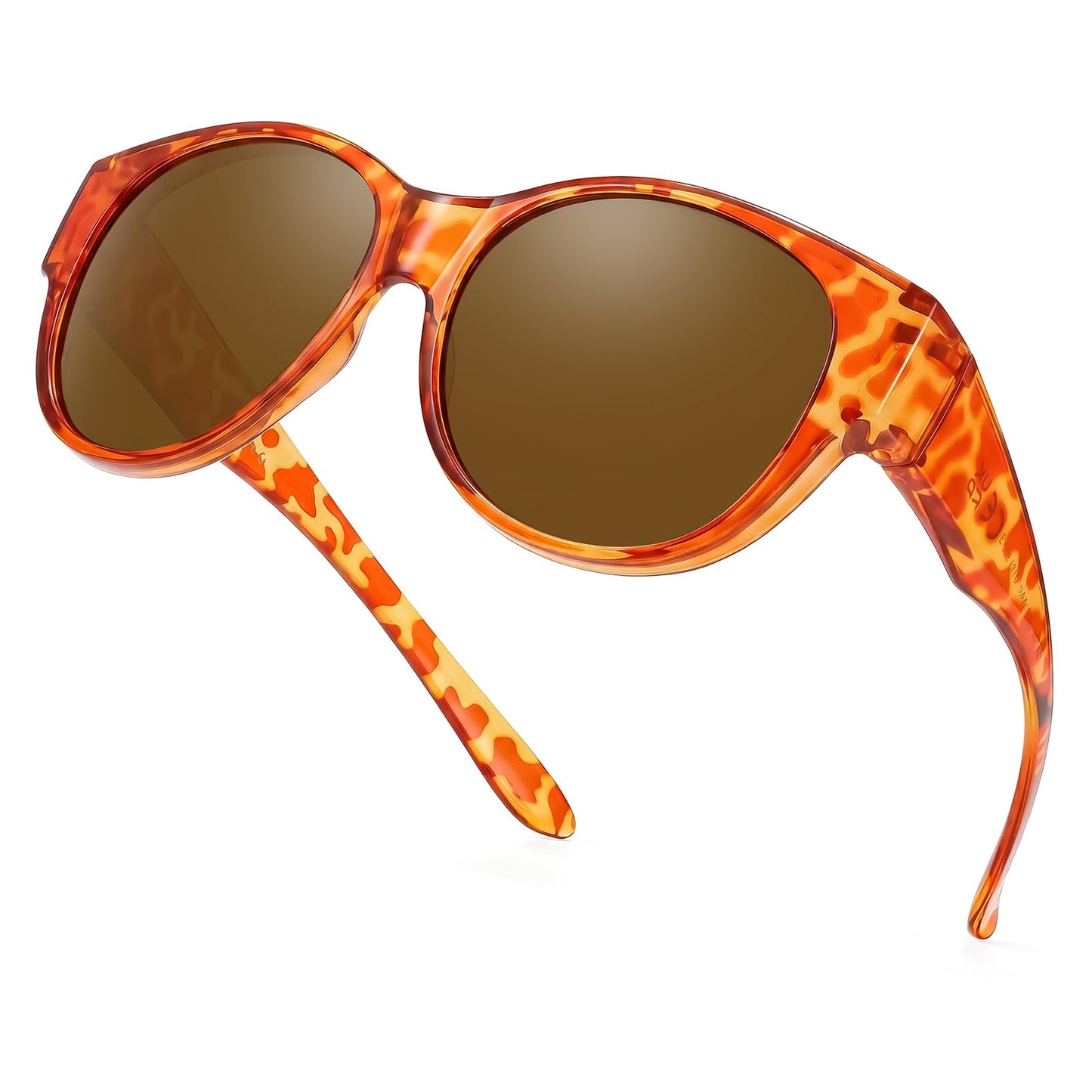 TJUTR Oversized Fit Over Sunglasses for Women Trendy Polarized Sun Glasses Over Prescription Glasses with UV400 Protection