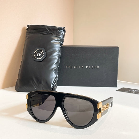 7 Color Oversized Flat Top Pilot Sunglasses - Luxury Style