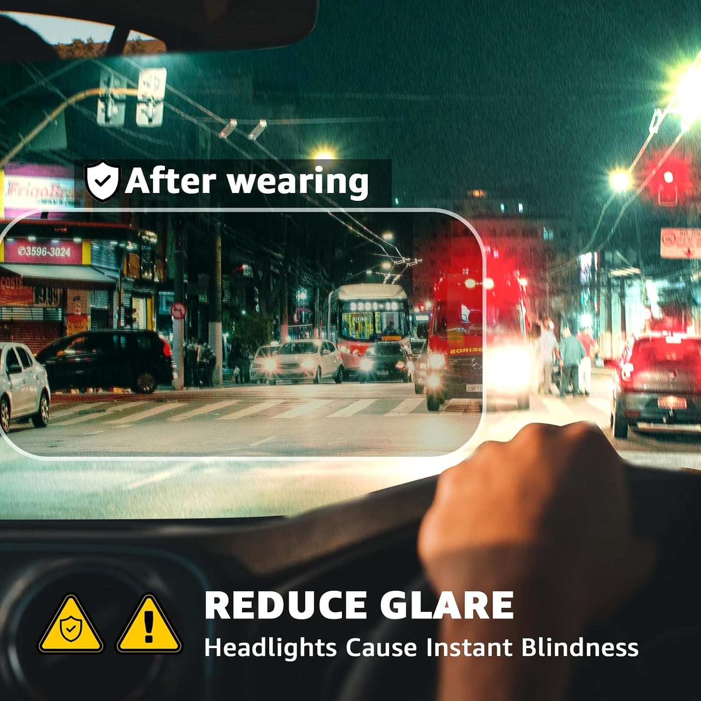 TJUTR Photochromic Polarized Sunglasses for Women and Men, Anti-Glare UV400 Protection for Day & Night Driving