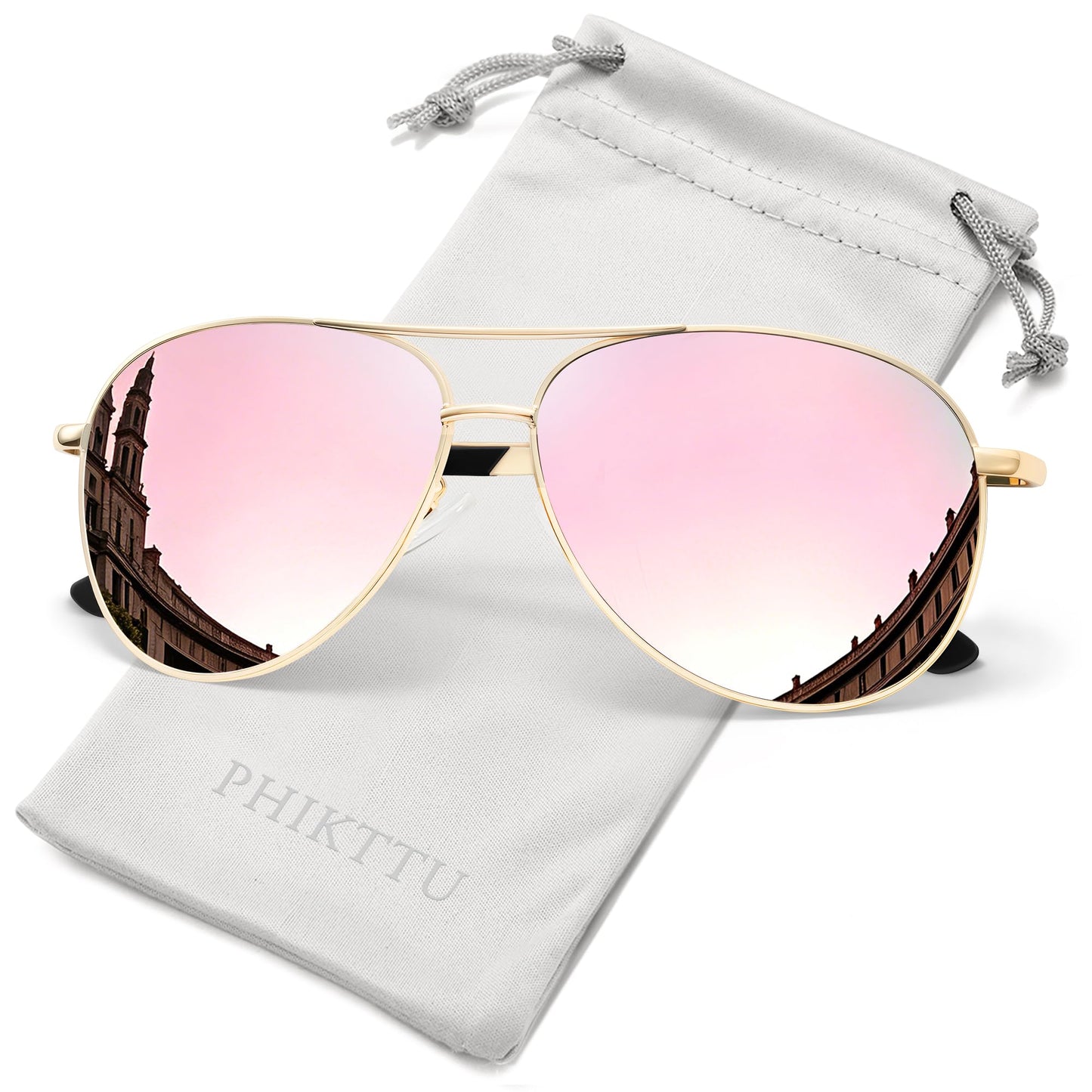 Sunglasses Men Polarized Aviator Sunglasses for Men Women Fishing Driving Sun glasses Metal Frame UV400 Protection