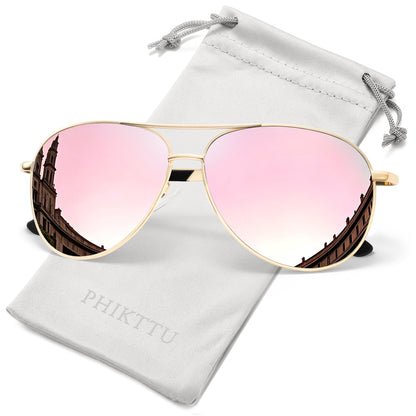 Sunglasses Men Polarized Aviator Sunglasses for Men Women Fishing Driving Sun glasses Metal Frame UV400 Protection