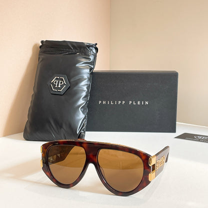 7 Color Oversized Flat Top Pilot Sunglasses - Luxury Style