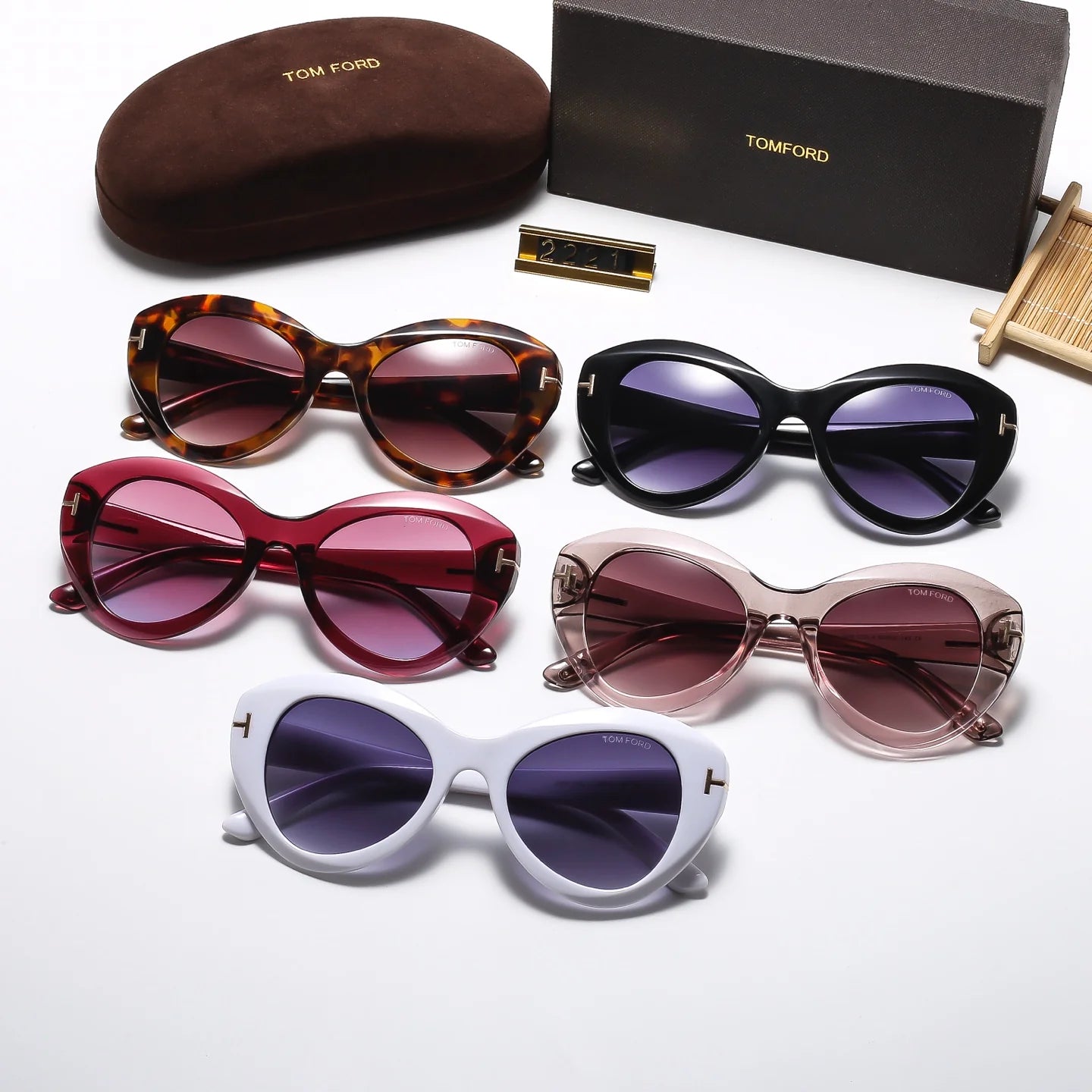 Fashion hot 5 color sunglasses 2221