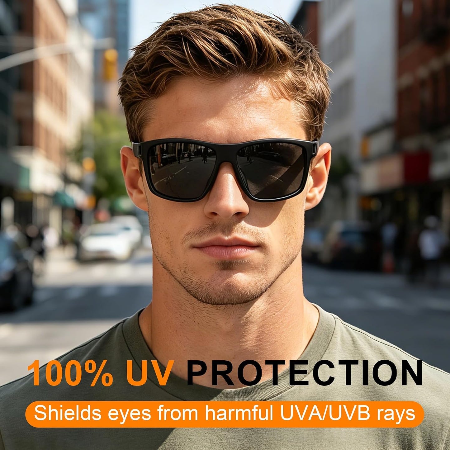 Sunglasses Men Polarized Sunglasses for Mens & Womens UV400 Driving Sports Fishing Cycling Running Outdoor Sunglasses