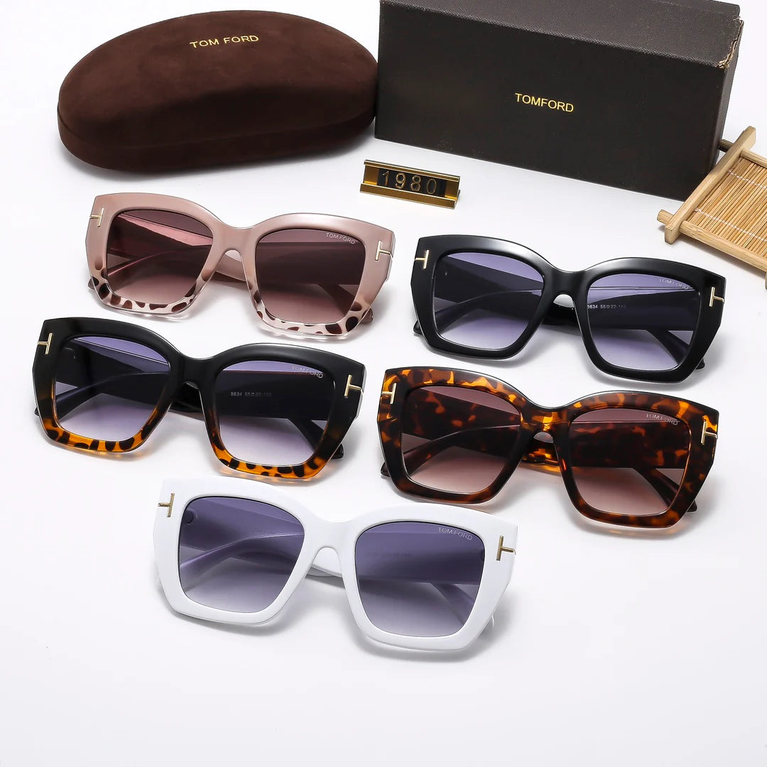 Fashion hot 5 color sunglasses 1980