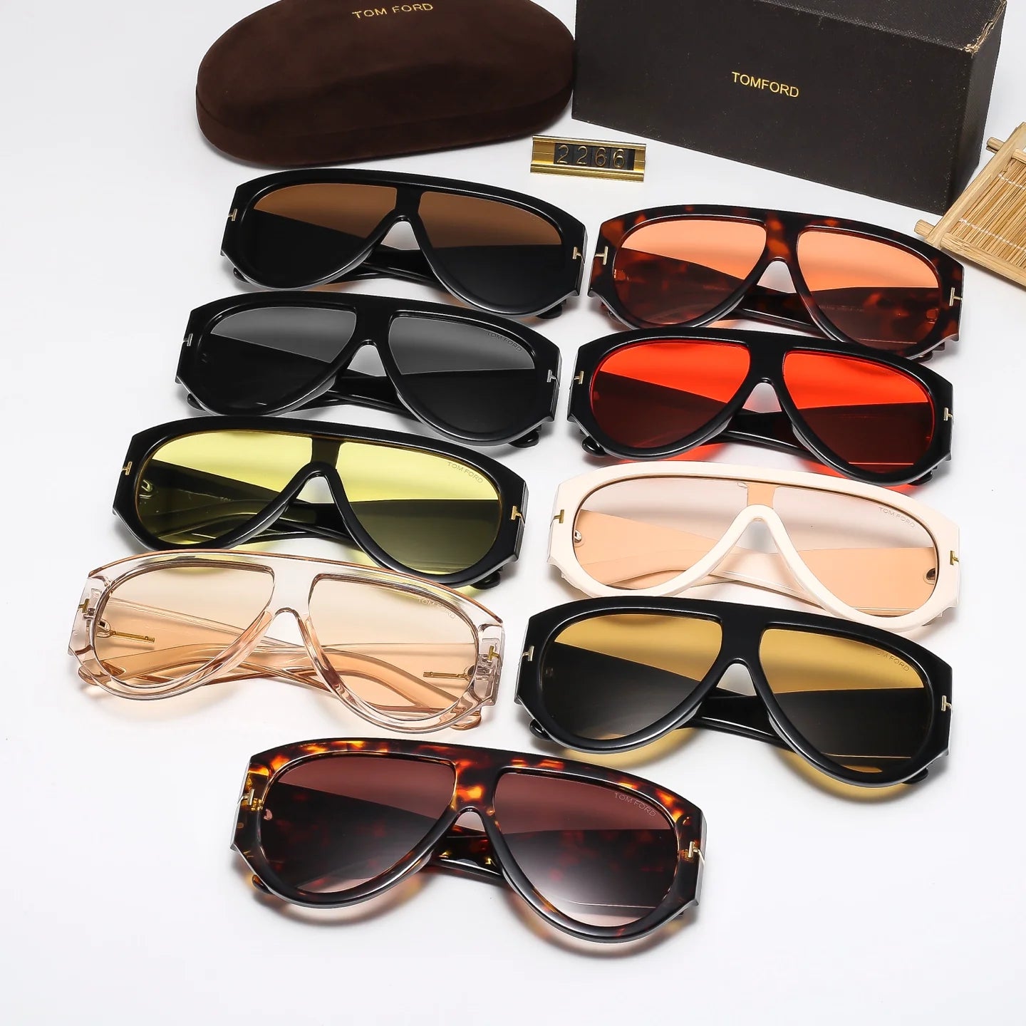 Fashion hot 9 color sunglasses 2266