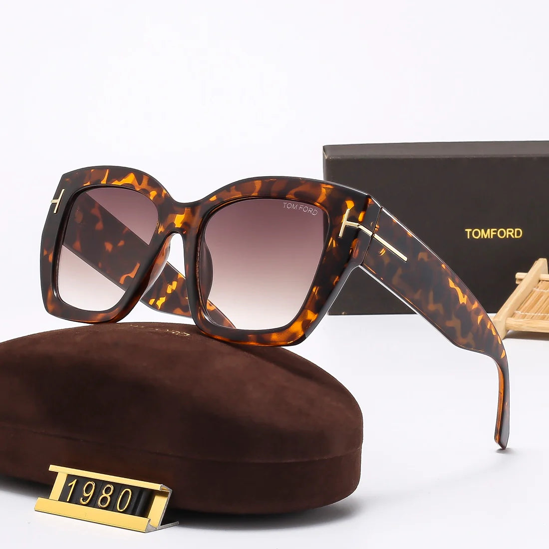 Fashion hot 5 color sunglasses 1980