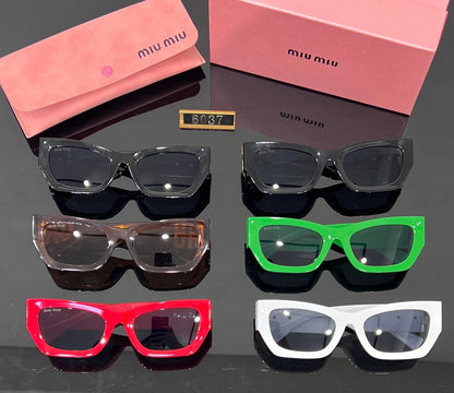 Fashion Square Cat-Eye Sunglasses 6037