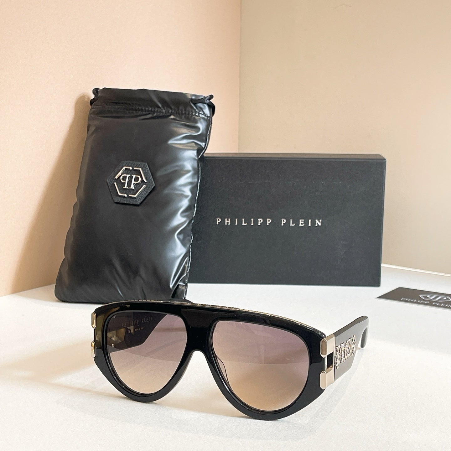 7 Color Oversized Flat Top Pilot Sunglasses - Luxury Style