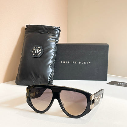7 Color Oversized Flat Top Pilot Sunglasses - Luxury Style