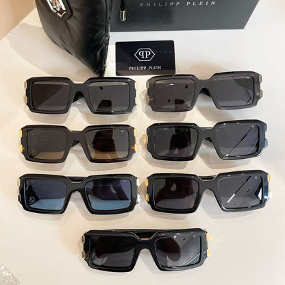 7 color high definition new square frame sunglasses