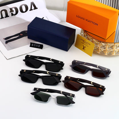 5 colors New hot HD lenses Full Frame design sunglasses 6113