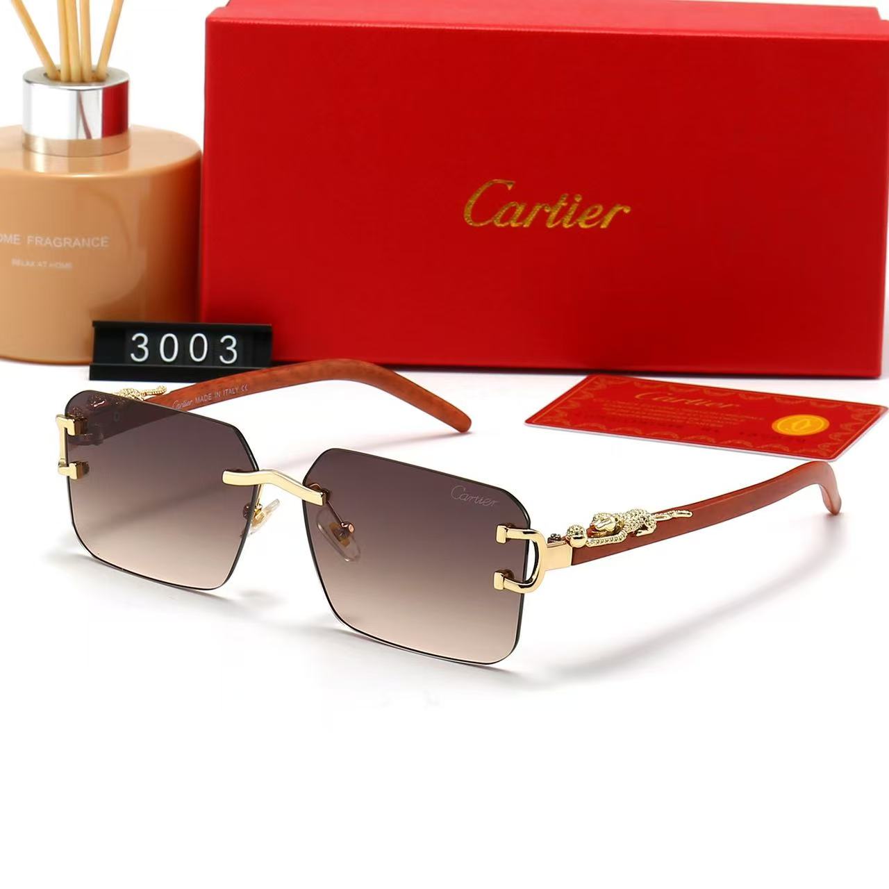 7 colors New hot HD lenses Frameless design sunglasses 3003