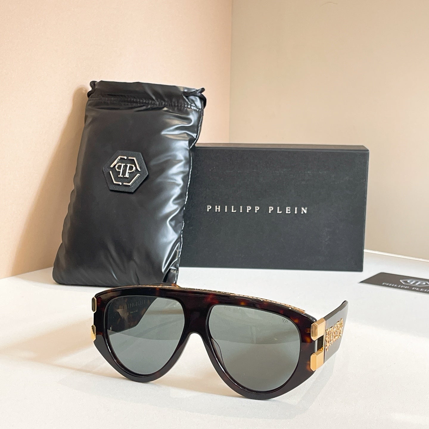 7 Color Oversized Flat Top Pilot Sunglasses - Luxury Style