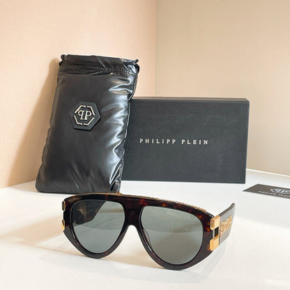7 Color Oversized Flat Top Pilot Sunglasses - Luxury Style