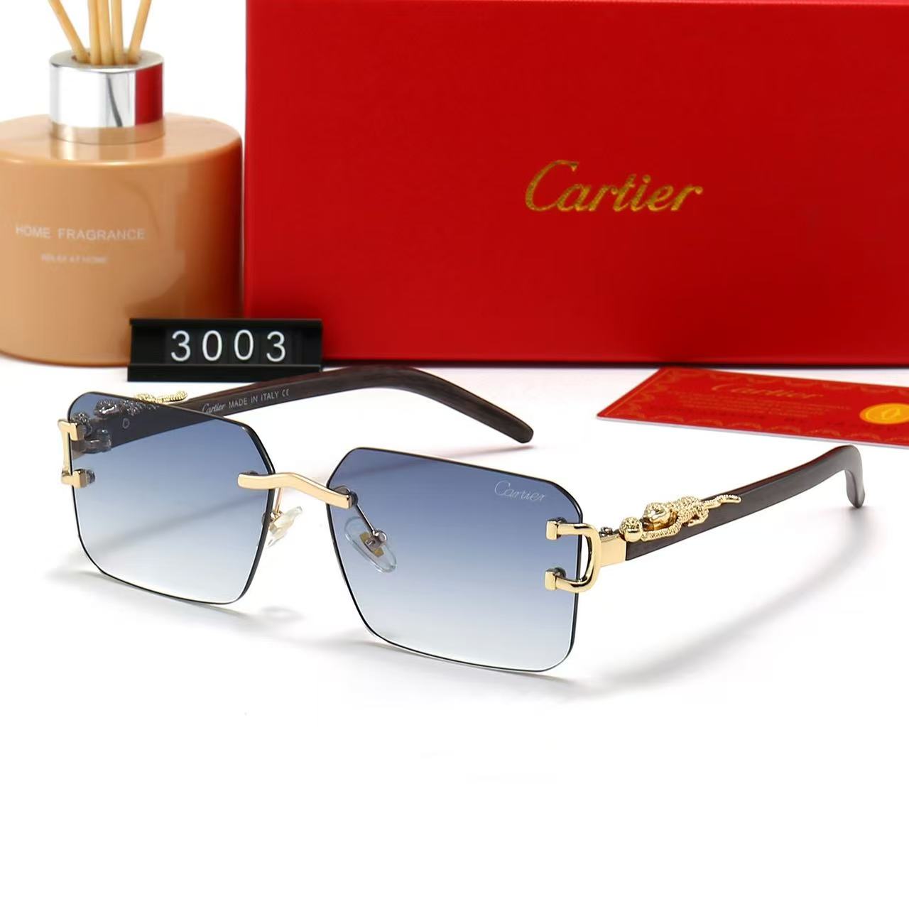 7 colors New hot HD lenses Frameless design sunglasses 3003